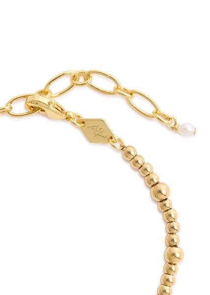 Goldie 18kt gold-plated beaded bracelet