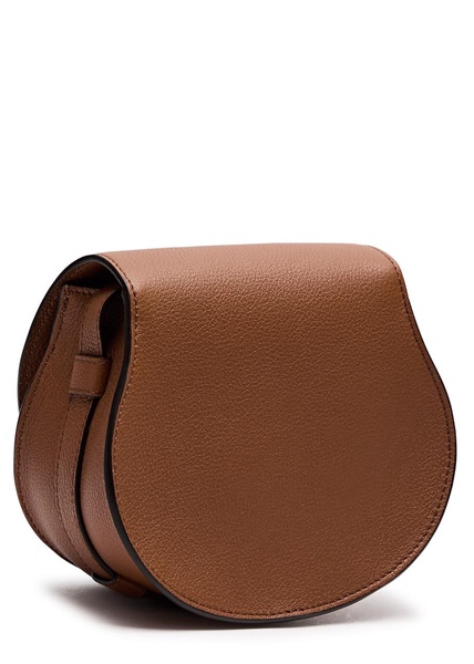 Marcie small leather saddle bag