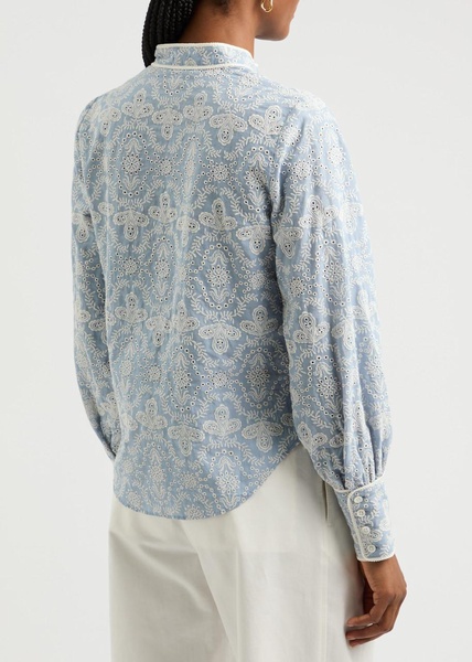 Thorp embroidered cotton blouse 