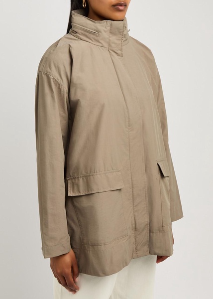 Cotton-blend poplin jacket