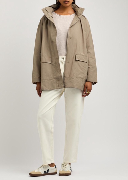 Cotton-blend poplin jacket