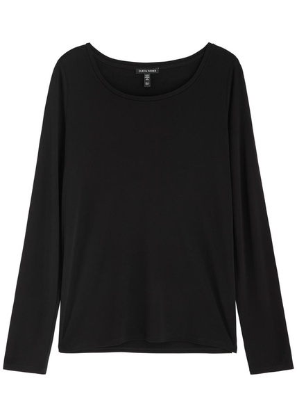 Silk-jersey top 