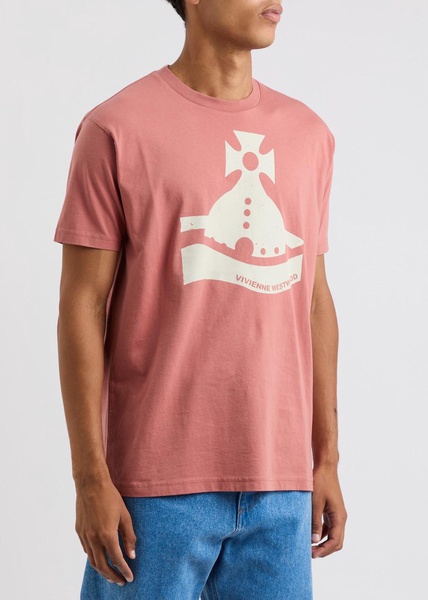 Sunken Orb printed cotton T-shirt