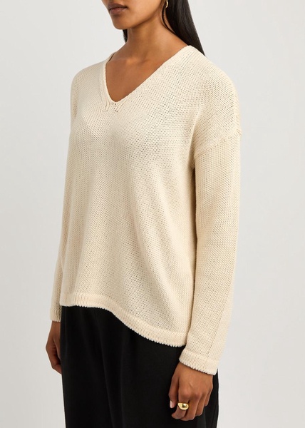 Knitted cotton jumper 