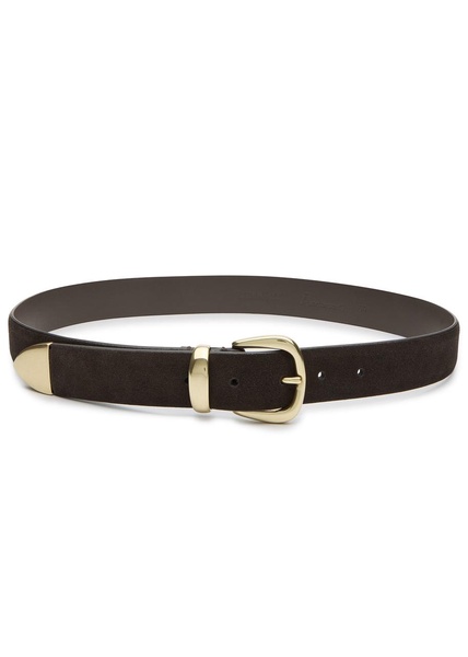 Suede belt