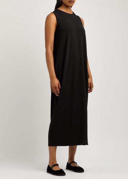 Stretch-jersey midi dress