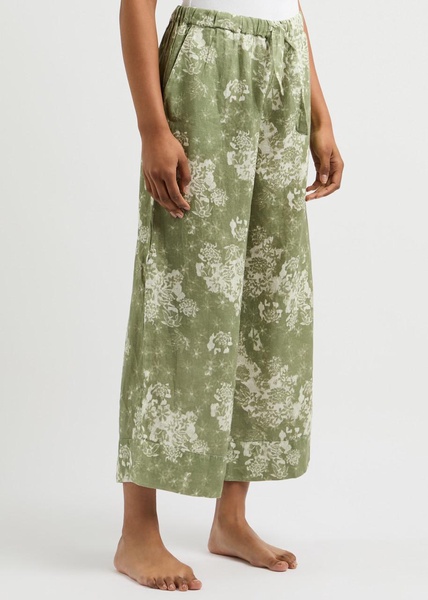 Flowers Of Time linen pyjama set 