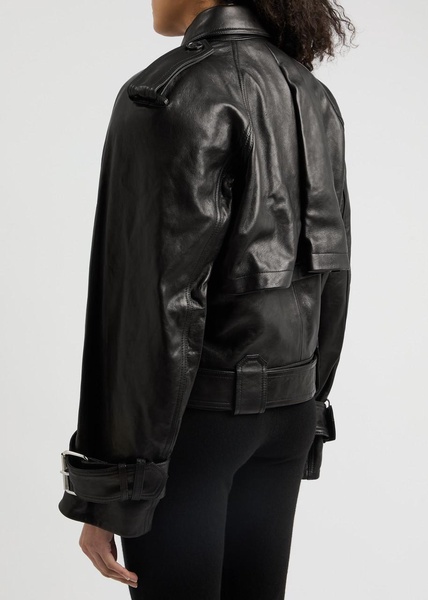 Hammond leather biker jacket