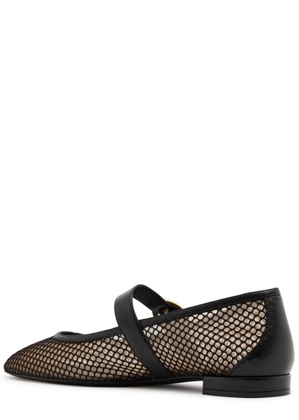 Arabella mesh Mary Jane flats 