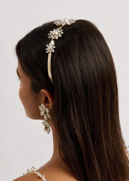 Profumo crystal-embellished headband