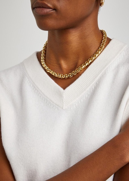 Liquid Gold gold-plated chain necklace