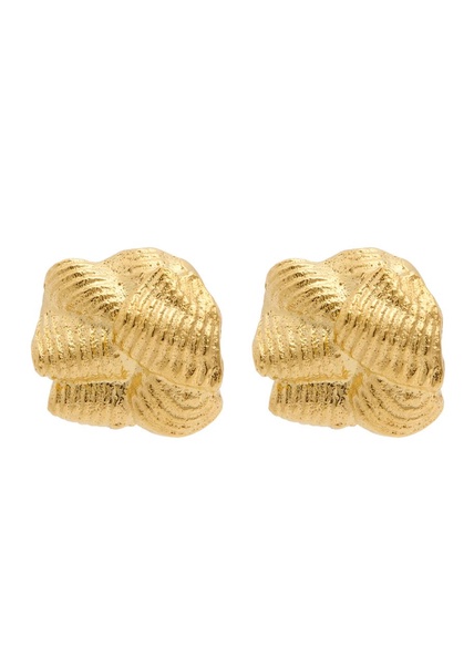 Buttercream 18kt gold-plated earrings