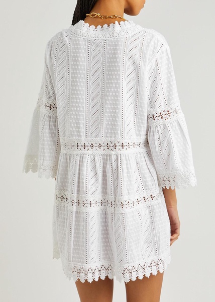 Victoria broderie-anglaise cotton kaftan 