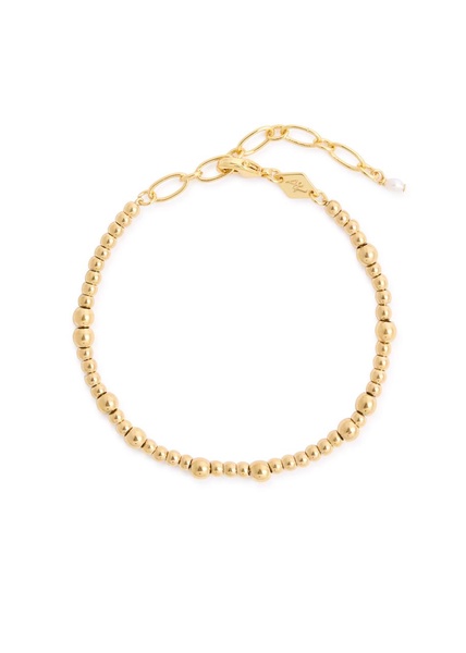 Goldie 18kt gold-plated beaded bracelet