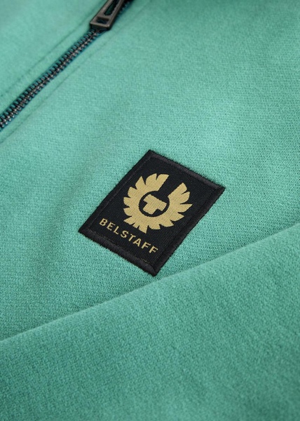 Half-zip logo cotton sweatshirt