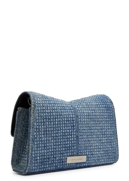 The St. Marc embellished denim wallet-on-chain