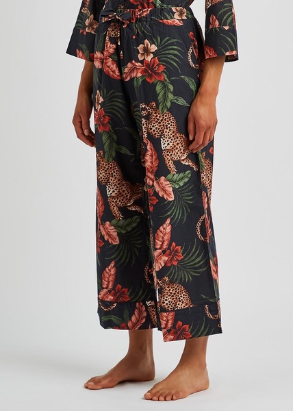 Soleia printed cotton pyjama trousers