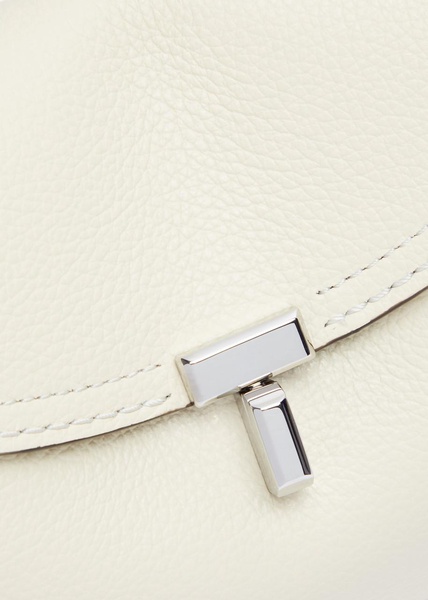 T-Lock leather clutch 