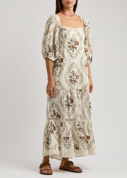 All The Attitude floral-print cotton maxi dress 