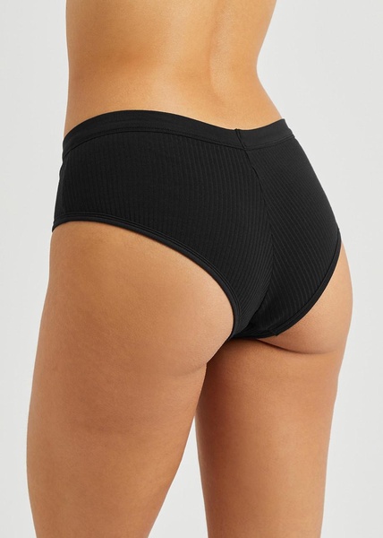 Comfort ribbed stretch-cotton briefs