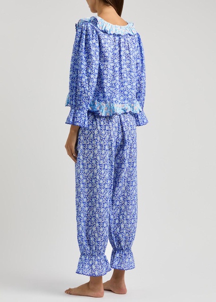 Bobbie floral-print cotton pyjama set 