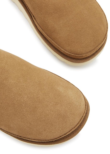 Goldenstar Clog suede sliders 