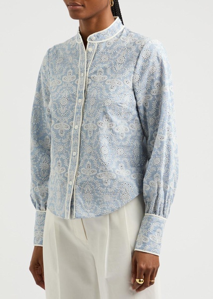 Thorp embroidered cotton blouse 