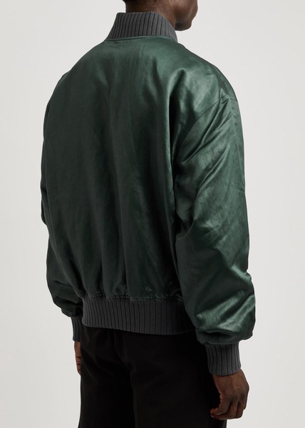 Bernardo linen-blend bomber jacket