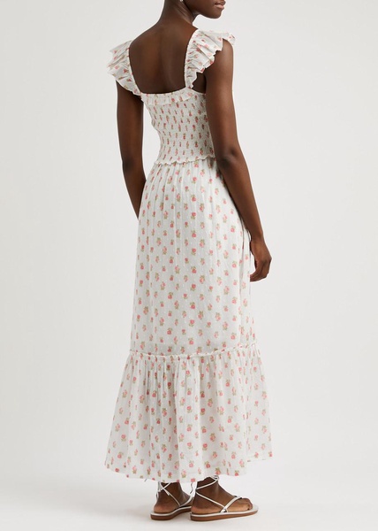 Guinevere floral-print cotton maxi dress 