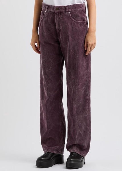 Bonnie wide-leg corduroy trousers