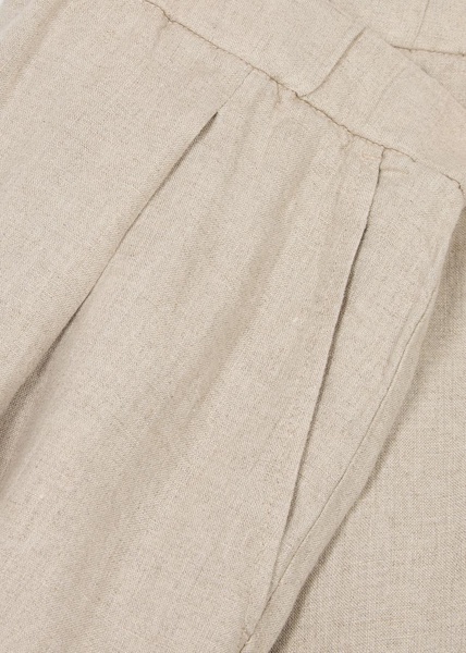 Wide-leg linen trousers