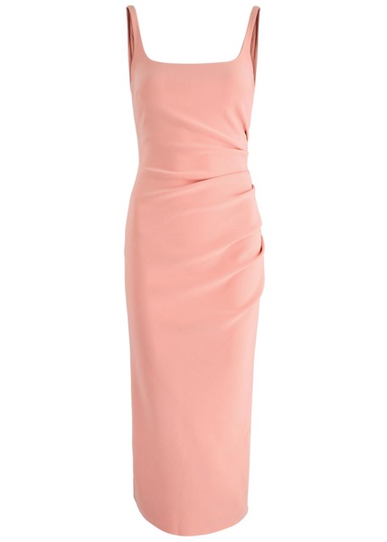 Karina Tuck ruched midi dress