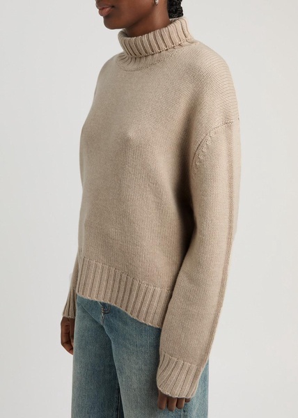 Nola roll-neck wool-blend jumper