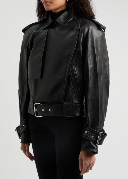 Hammond leather biker jacket