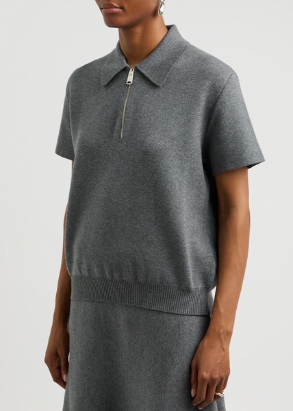 Gulliame wool-blend polo shirt 