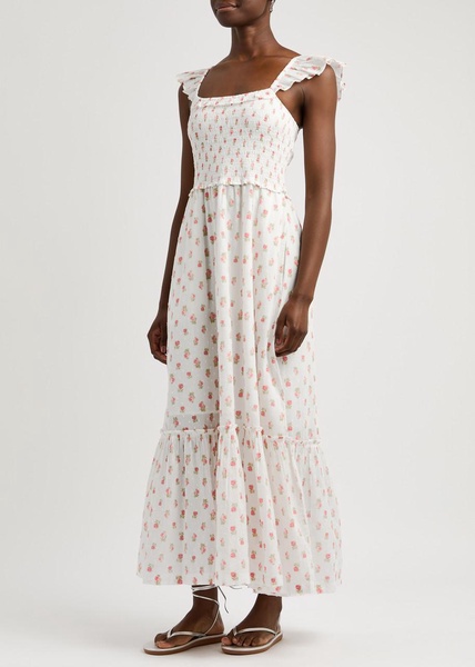 Guinevere floral-print cotton maxi dress 