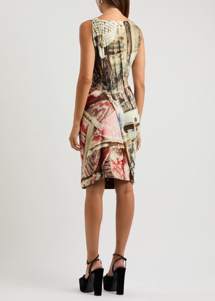 Fond printed stretch-jersey dress