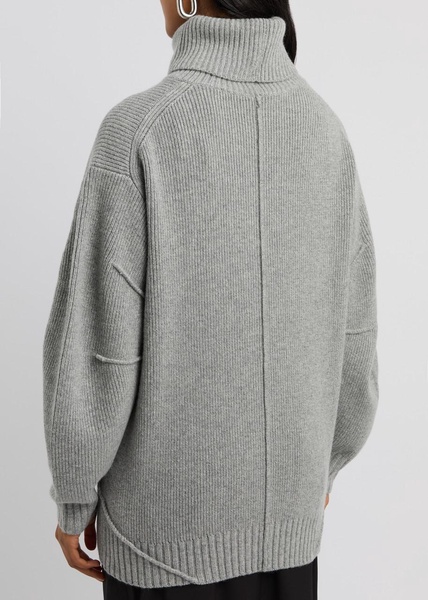 Apex roll-neck wool-blend jumper