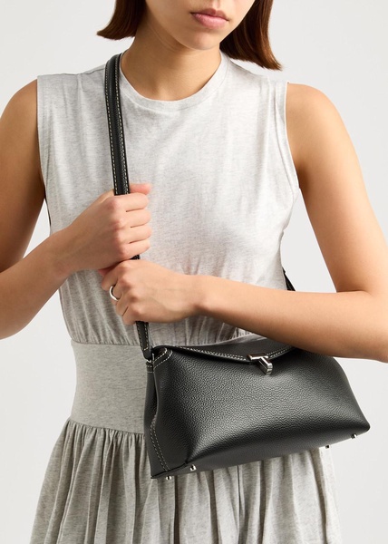 T-Lock leather clutch 