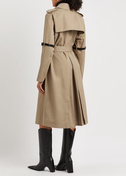 Hybrid twill trench coat