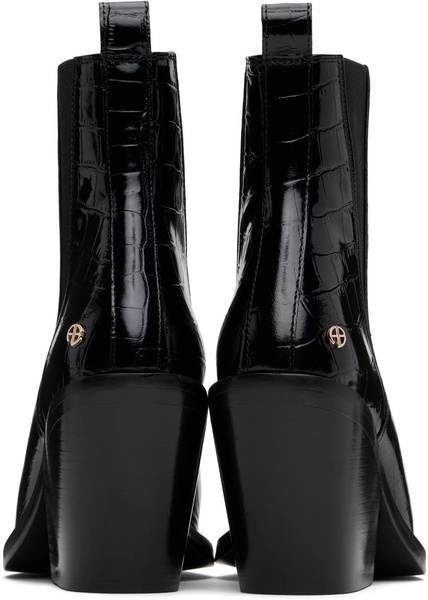 Black Bekah Chelsea Boots