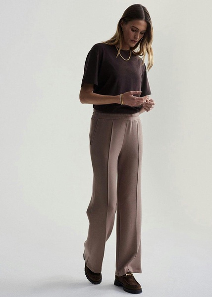 The Wide Leg Pant 30" - Portabella