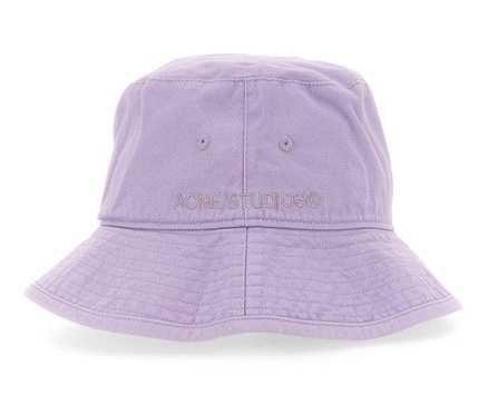 Acne Studios Logo Embroidered Slip-On Bucket Hat