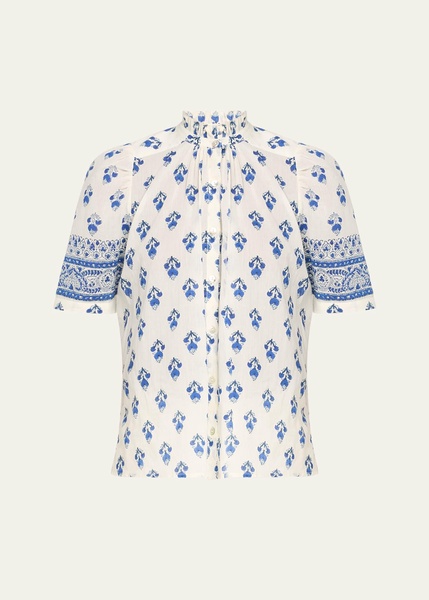 Winnie Indigo Bhutti Shirt