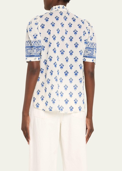 Winnie Indigo Bhutti Shirt