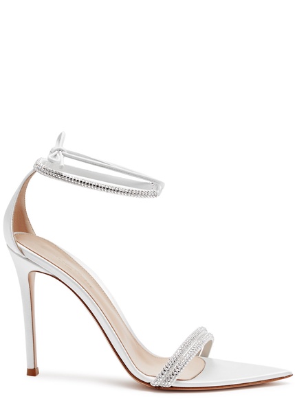 Montecarlo 100 embellished satin sandals 