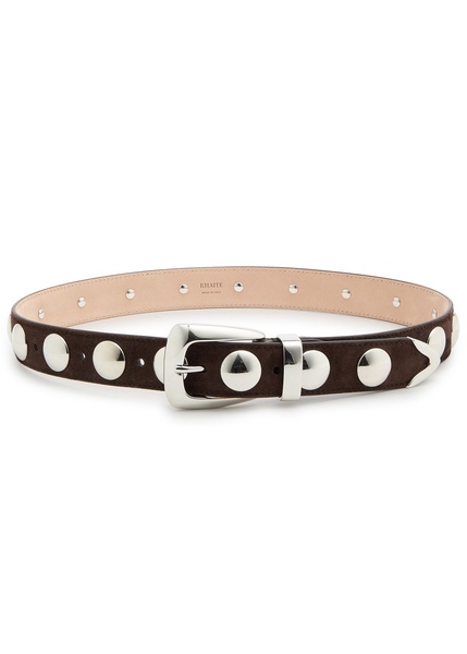 Benny studded suede belt 