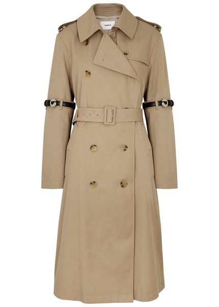 Hybrid twill trench coat