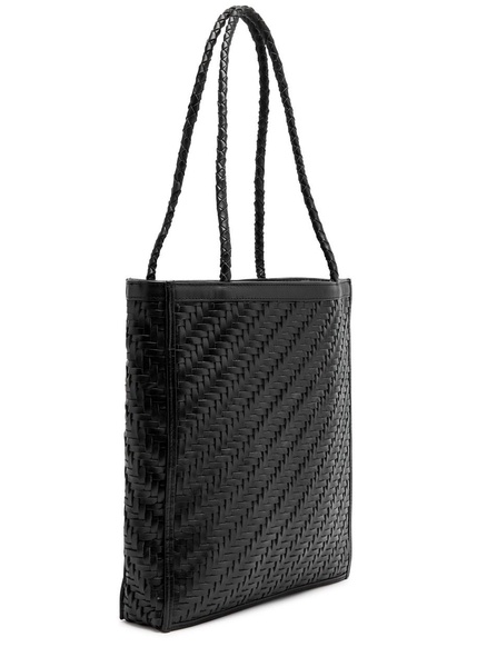 Le Tote woven leather tote 