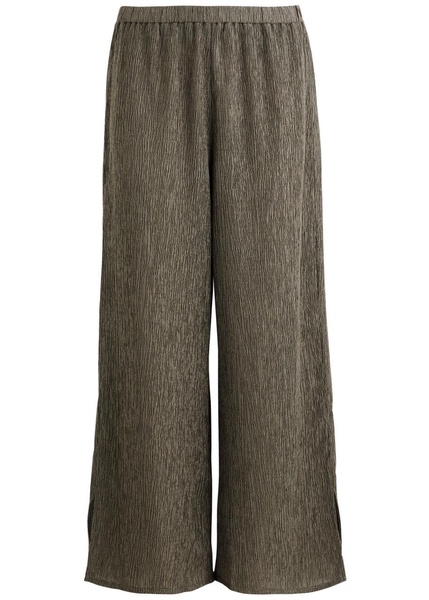 Plissé cropped trousers